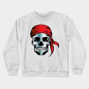 Hand drawn pirate skull Crewneck Sweatshirt